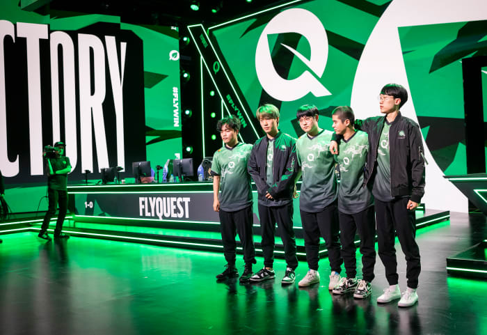 FlyQuest wins on day two of the 2023 Spring Split Photo by Colin Young-Wolff/Riot Games